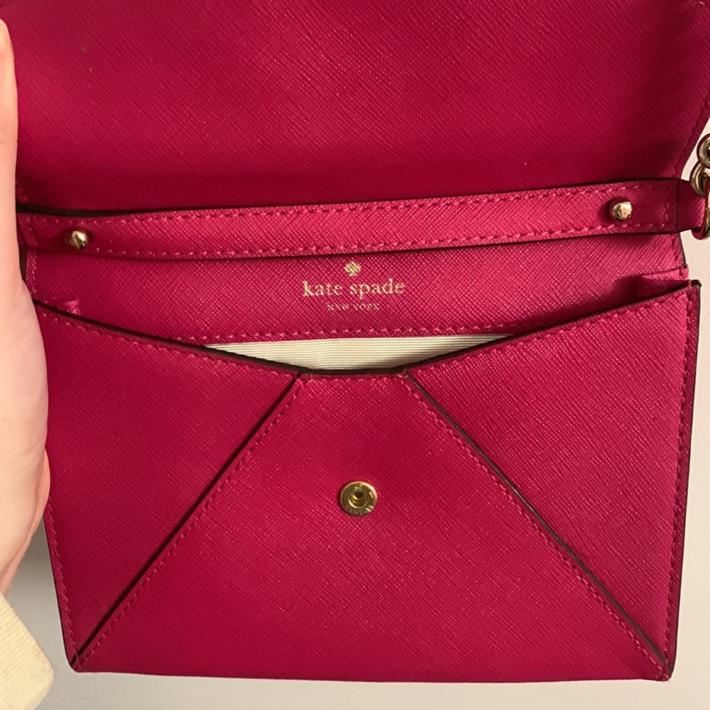 Kate Spade Cedar Street Monday Envelope Slim Crossbody Bag (Hot Pink) - Picture 3 of 3